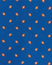 Silk Print Tie In Diamond