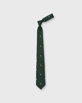 Silk Club Tie In Blue Orange Kingfisher