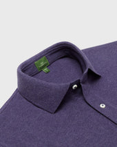 Court Polo In Heather Nightshade Pima Pique