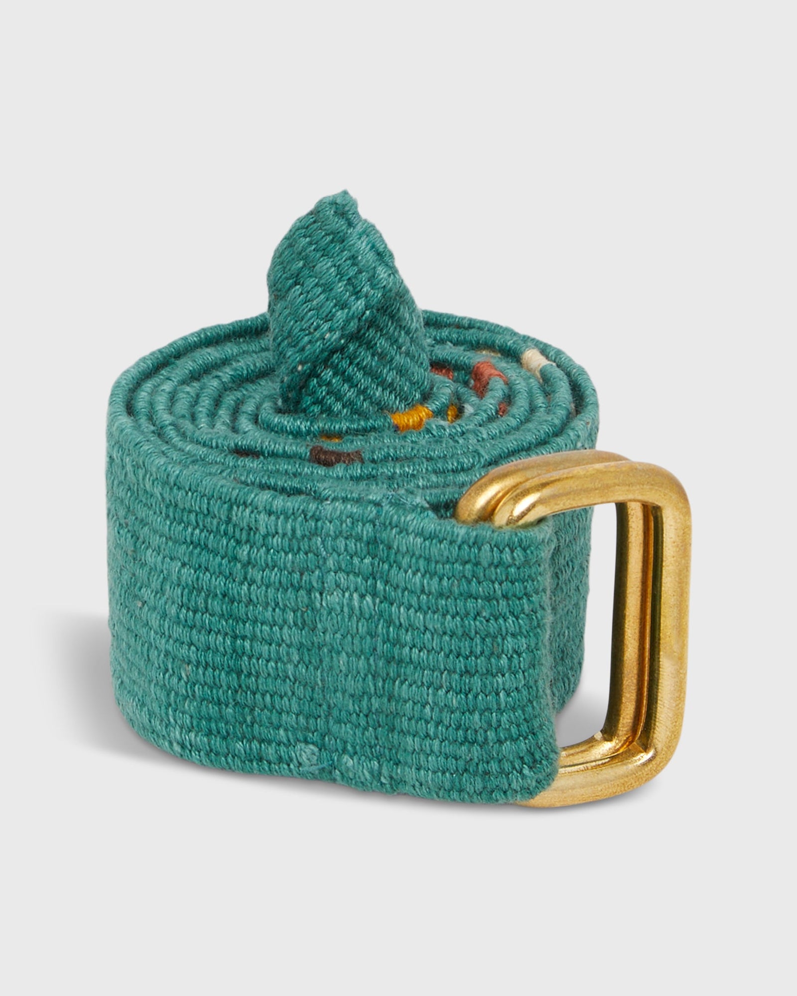Hand Loomed D Ring Belt In Tribal