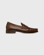Handsewn Penny Loafer In Pebble Grain Leather