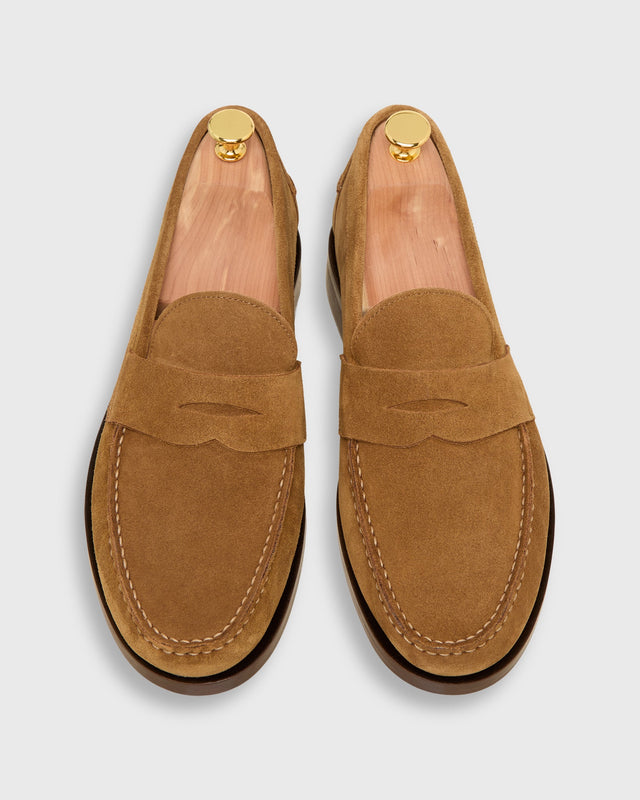 Handsewn Penny Loafer In Suede
