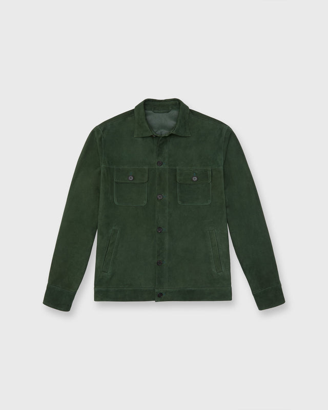 Work Jacket in Pine Suede