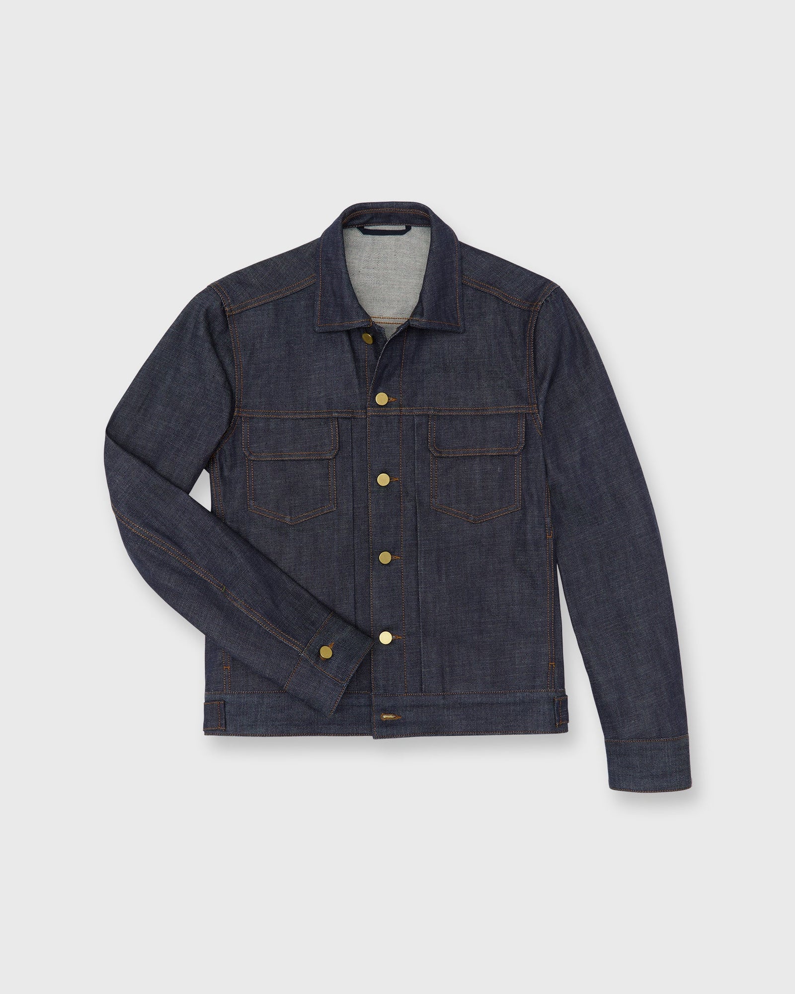 Plains Jacket In Selvedge Rigid