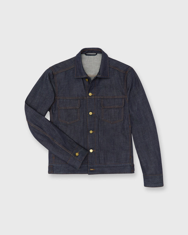 Plains Jacket In Selvedge Rigid