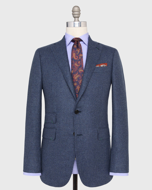 Kincaid No 4 Jacket In Char Cashmere Flannel