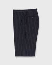 Virgil No 4 Suit In Grey Chalk Stripe Plainweave