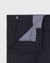 Virgil No 4 Suit In Grey Chalk Stripe Plainweave