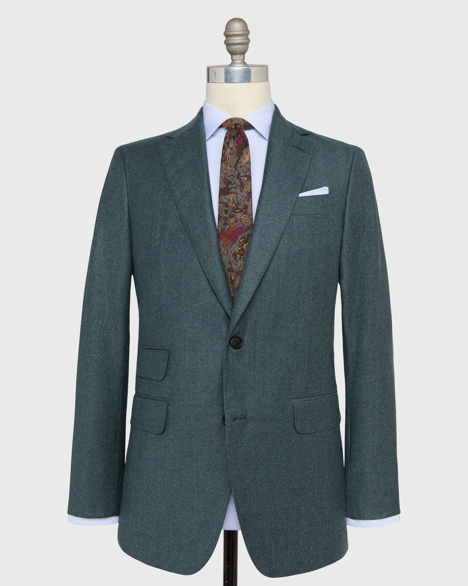 Kincaid No 2 Suit In Lovat Flannel