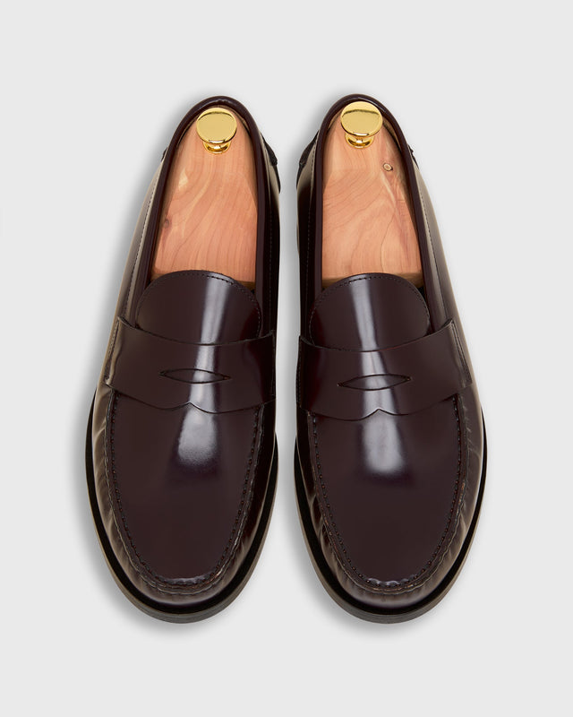 Burgundy Spazzolato Calf
