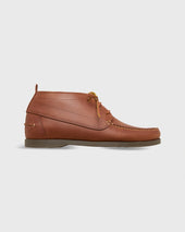Chukka Camp Moccasin In Whiskey Leather