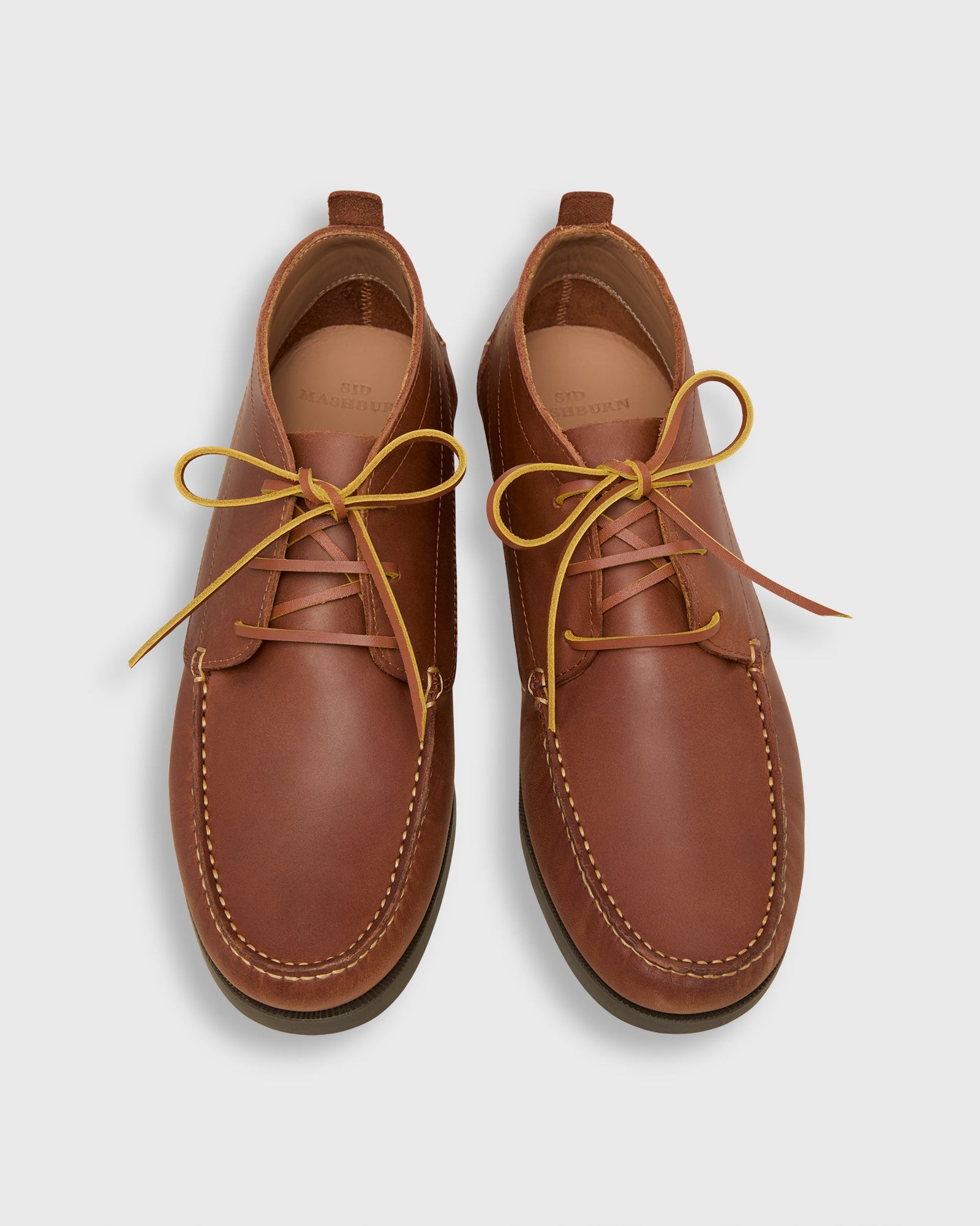 Chukka Camp Moccasin In Whiskey Leather
