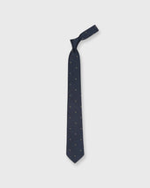 Silk Woven Tie In Yellow Dot