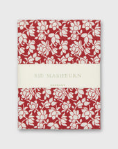 Bandana In Red Little Lotus Liberty Fabric