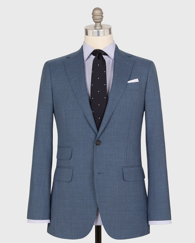 Kincaid No. 2 Suit in Dusty Blue Tropical Wool