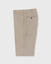 Dress Trouser In Barley Wool Hopsack
