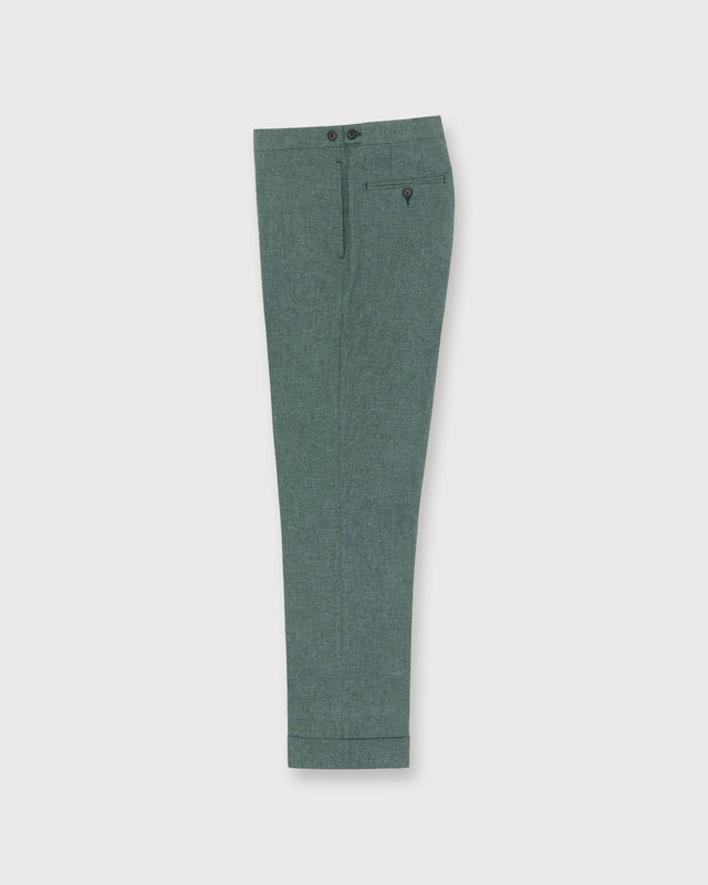 Side-Tab Dress Trouser in Seamoss Plainweave