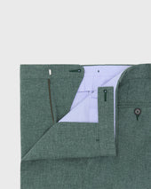 Side Tab Dress Trouser In Seamoss Plainweave