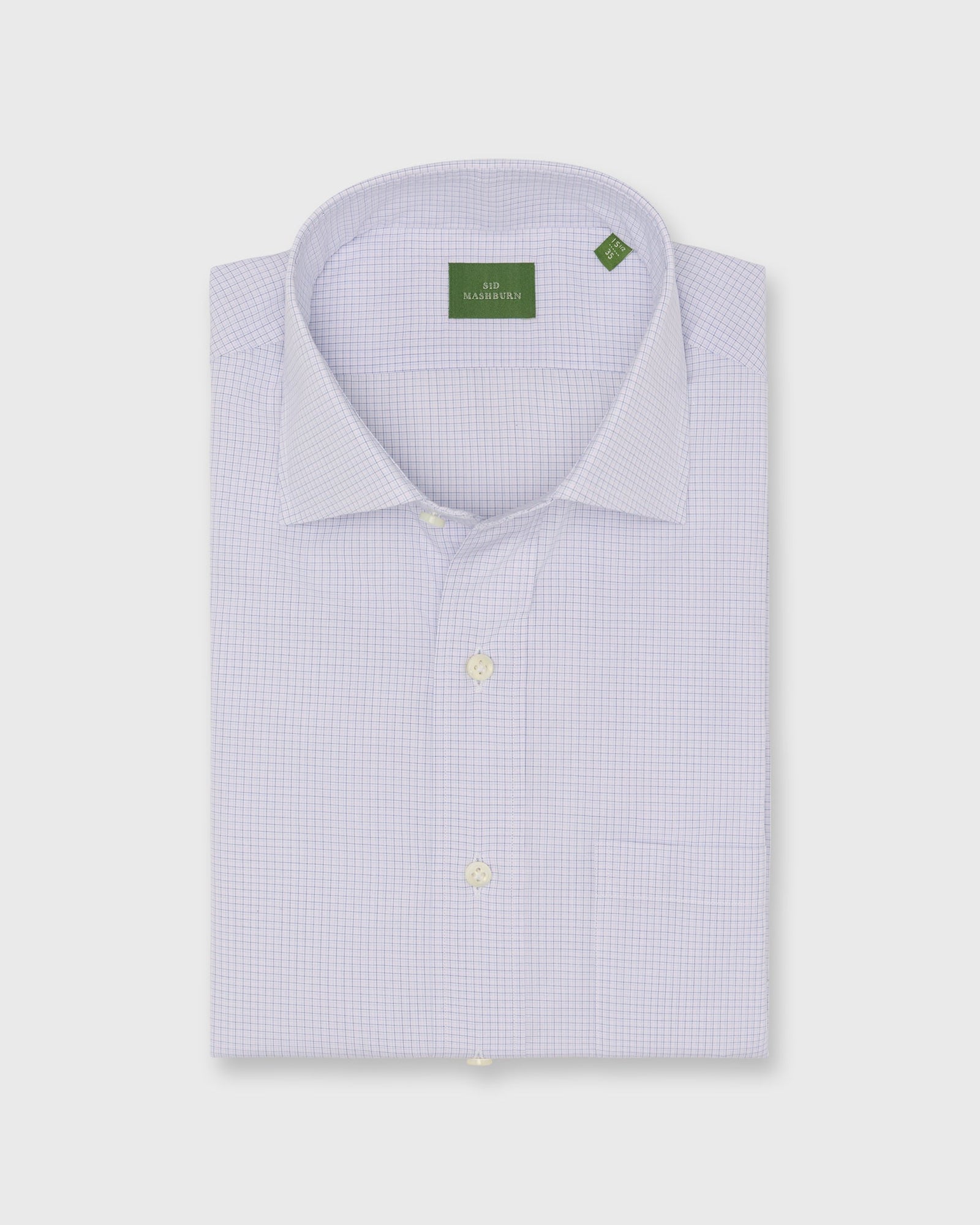 Otto Handmade Dress Shirt In Pink Check Poplin