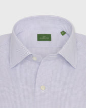 Otto Handmade Dress Shirt In Pink Check Poplin