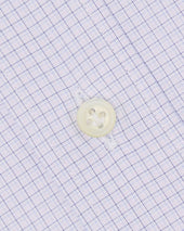 Otto Handmade Dress Shirt In Pink Check Poplin