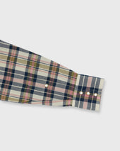 Western Work Shirt In Bone Navy Berry Madras