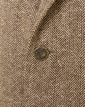 Ghost Rider Jacket In Wheat Herringbone