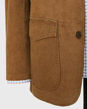 Ghost Rider Jacket In Snuff Suede