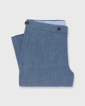 Side Tab Sport Trouser In Chambray