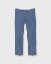 Side Tab Sport Trouser In Chambray