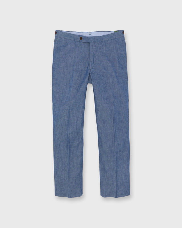 Side Tab Sport Trouser In Chambray