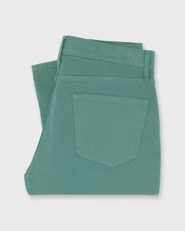 Slim Straight 5-Pocket Pant in Lovat Twill