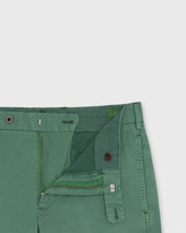 Garment Dyed Short In Clover Ap Twill