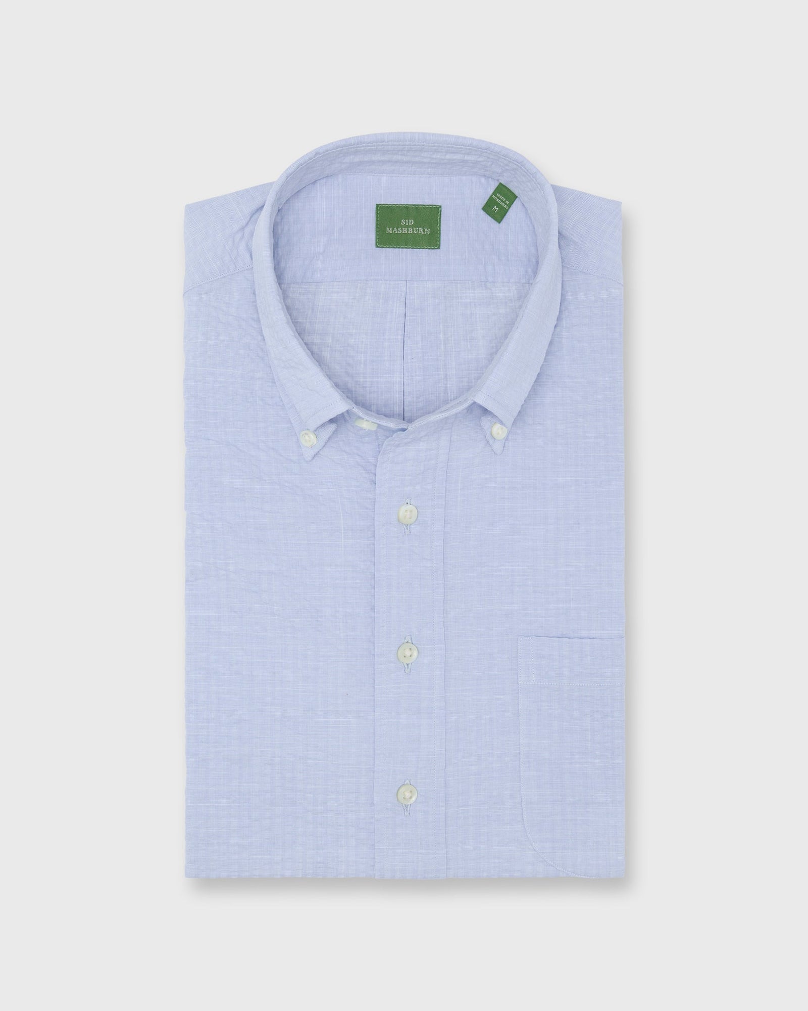 Short Sleeved Button Down Popover Sport Shirt In