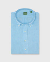 Button-Down Popover Sport Shirt in Seaglass Linen
