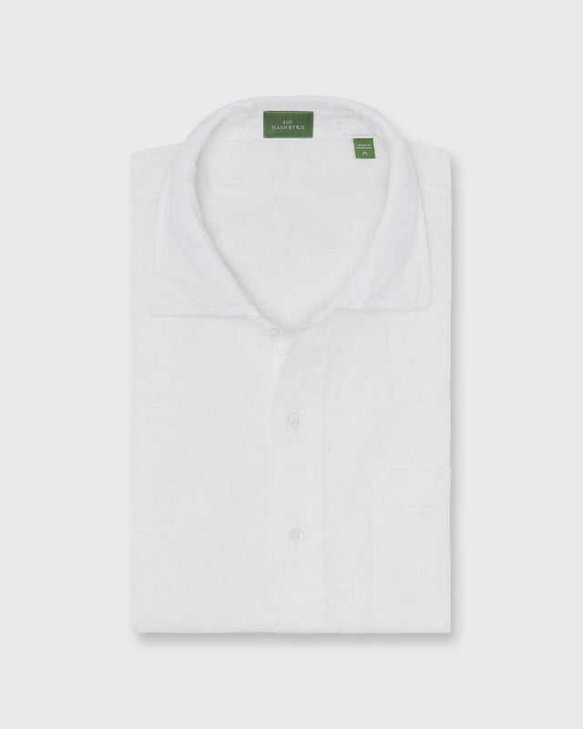 Ripley Shirt In Linen Jacquard