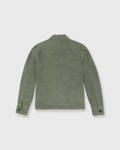 Work Jacket In Thyme Suede