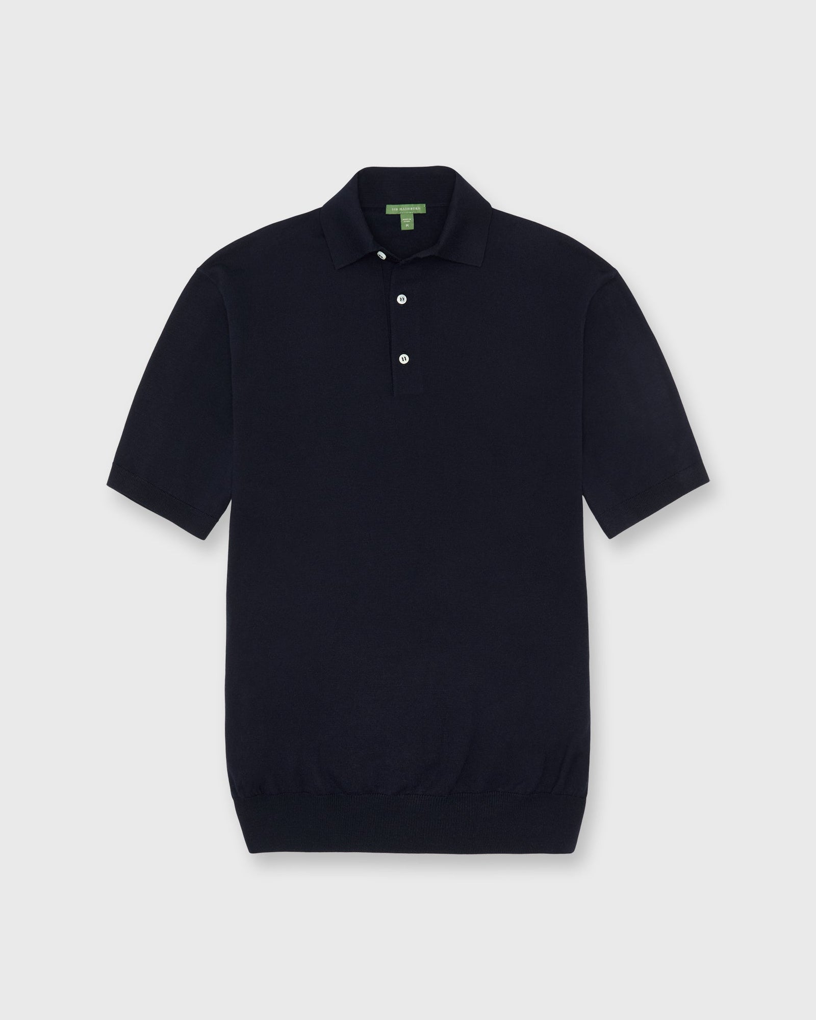 Hyannis Polo Sweater In Lovat Escorial Wool