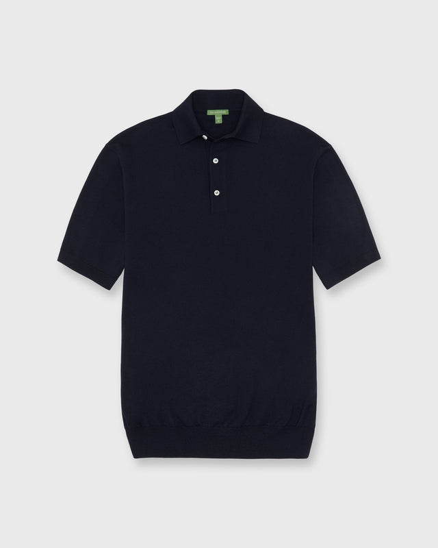 Hyannis Polo Sweater In Lovat Escorial Wool