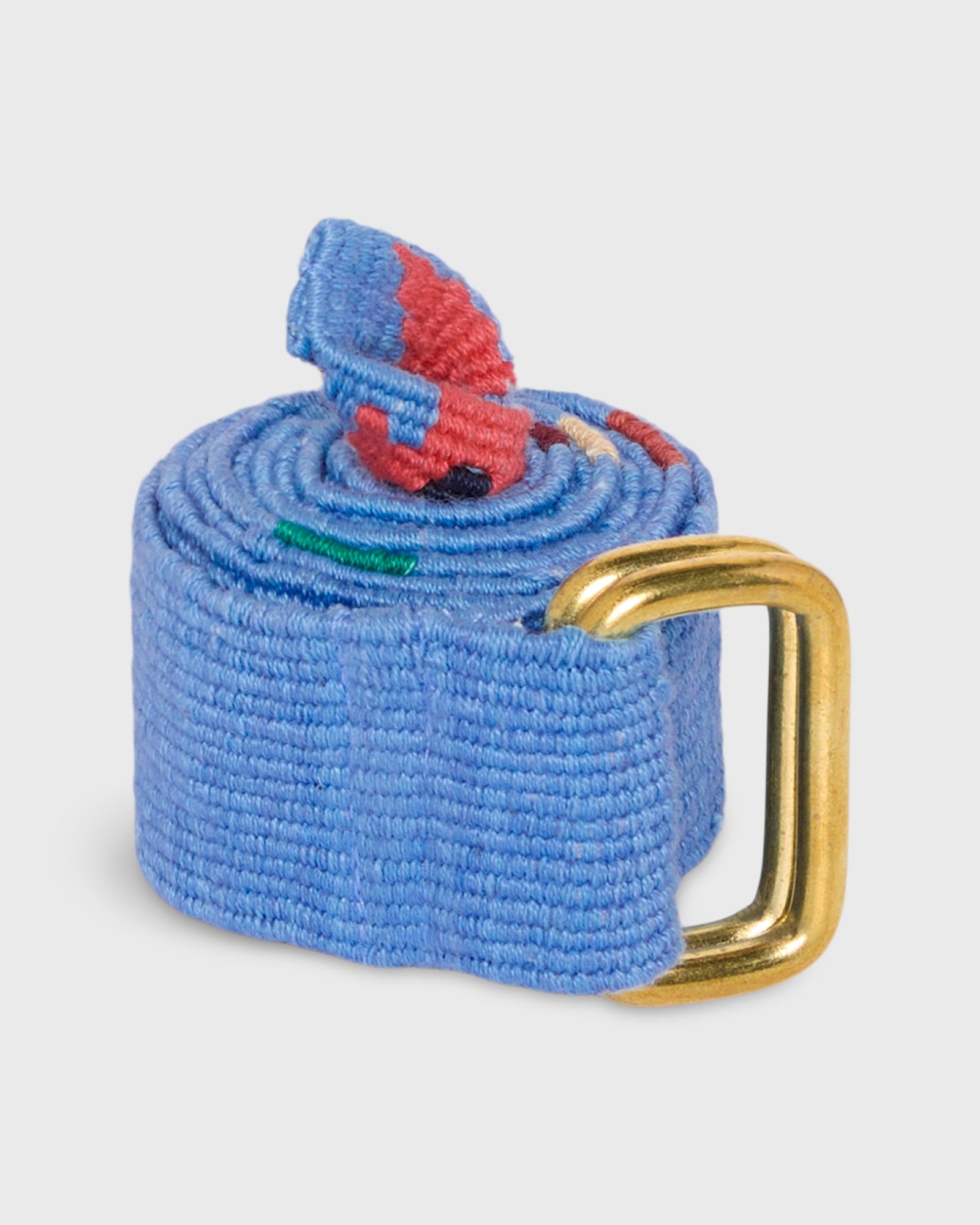 Hand Loomed D Ring Belt In Tribal