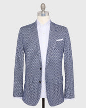 Butcher Jacket In Bone Jacquard