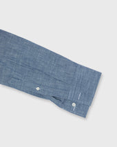 French Cuff Pleated Bib Front Tuxedo Shirt In Extra Light Washed
