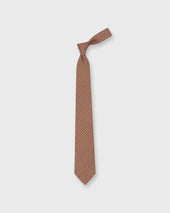 Silk Print Tie In Sky Avocado Deco