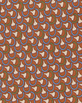 Silk Print Tie In Sky Avocado Deco