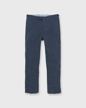 Side Tab Sport Trouser In White Dot Jacquard