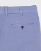Garment Dyed Sport Trouser In Periwinkle Cotolino Twill