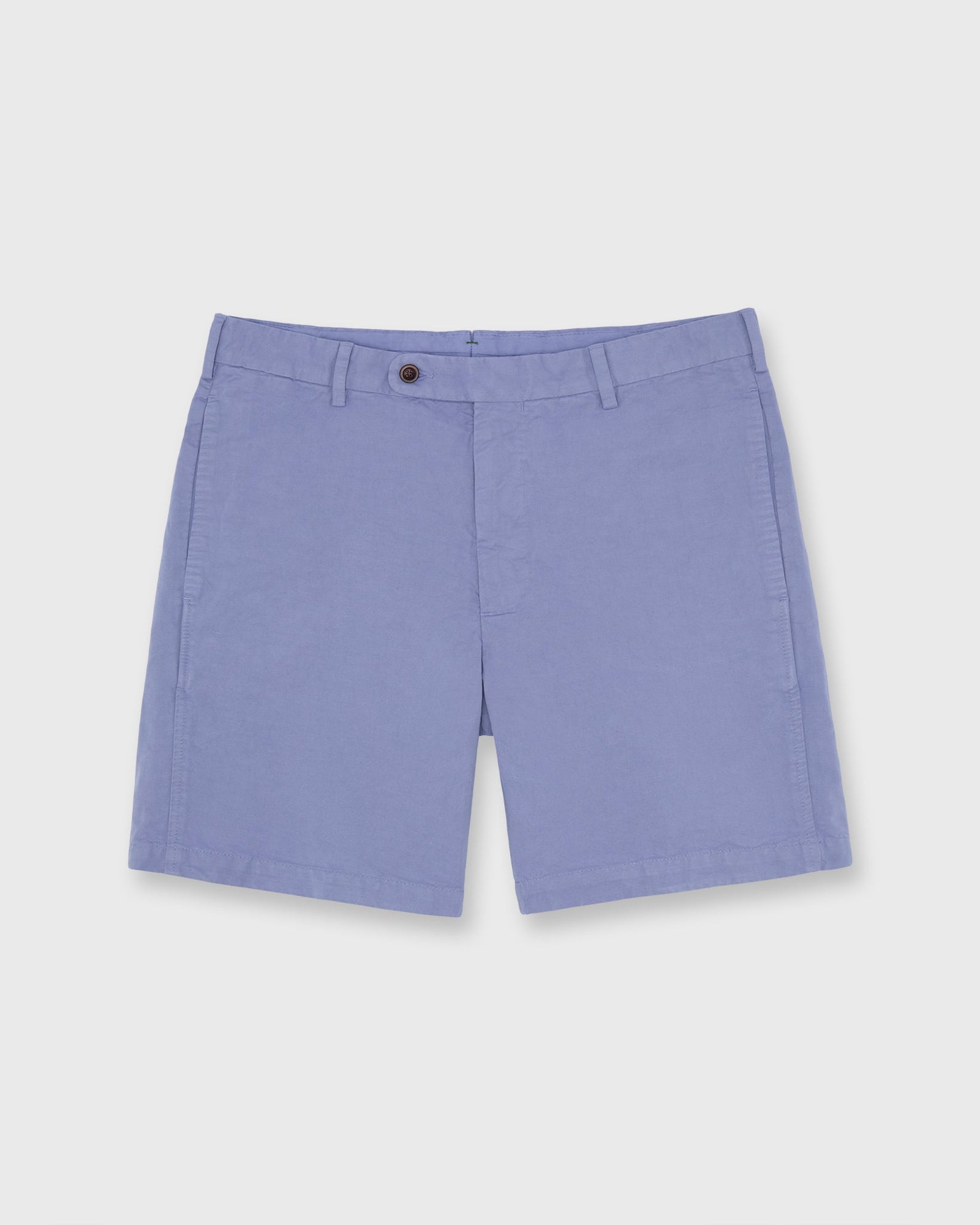 Garment Dyed Short In Periwinkle Cotolino Twill
