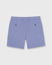 Garment Dyed Short In Periwinkle Cotolino Twill