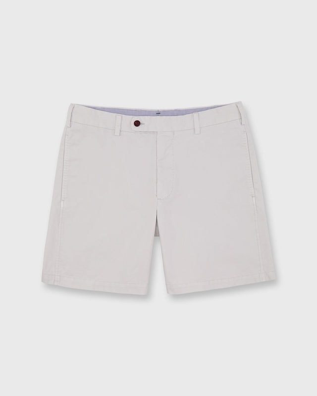 Garment-Dyed Short in Fog AP Twill