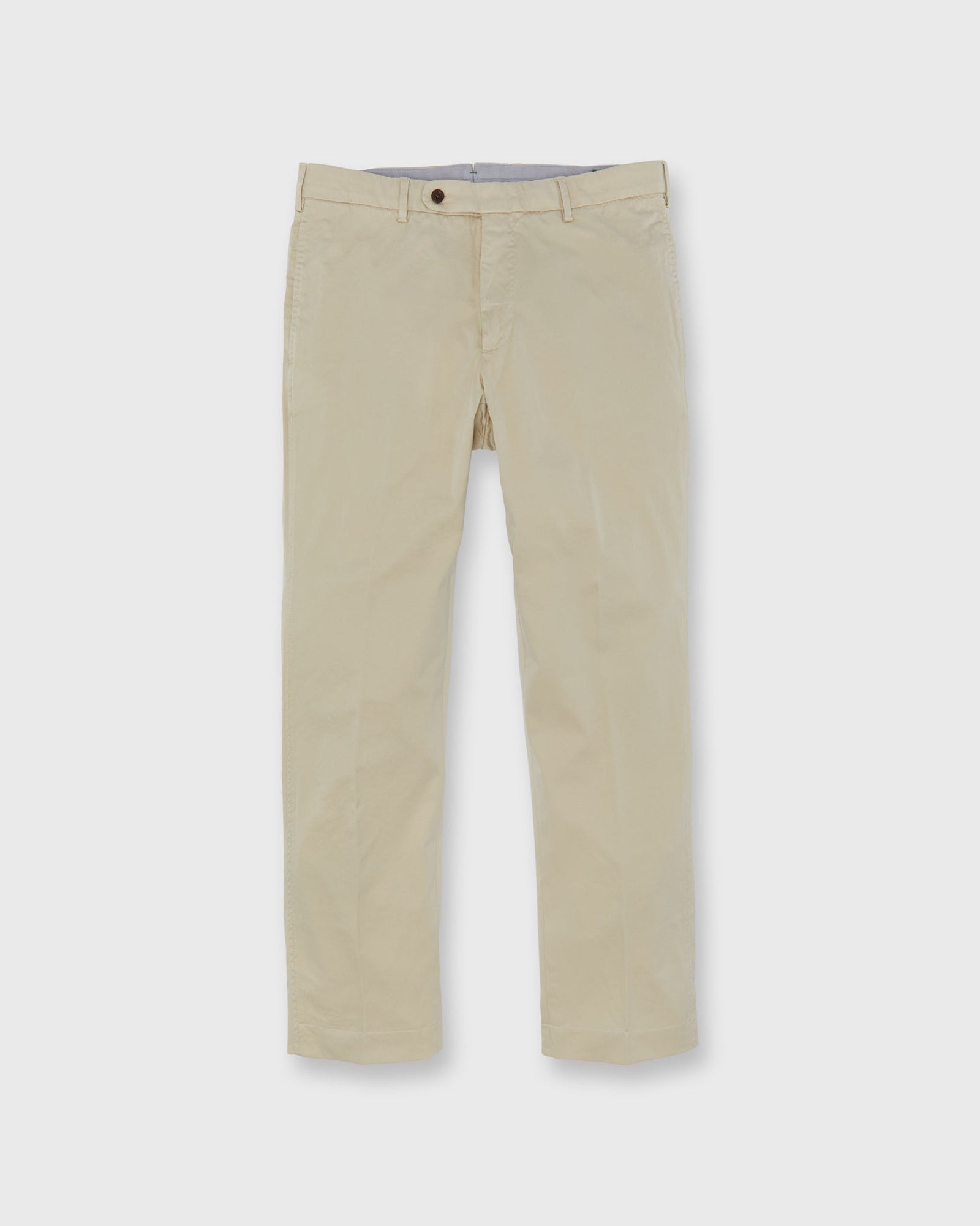 Garment-Dyed Sport Trouser in Sand Summer Poplin